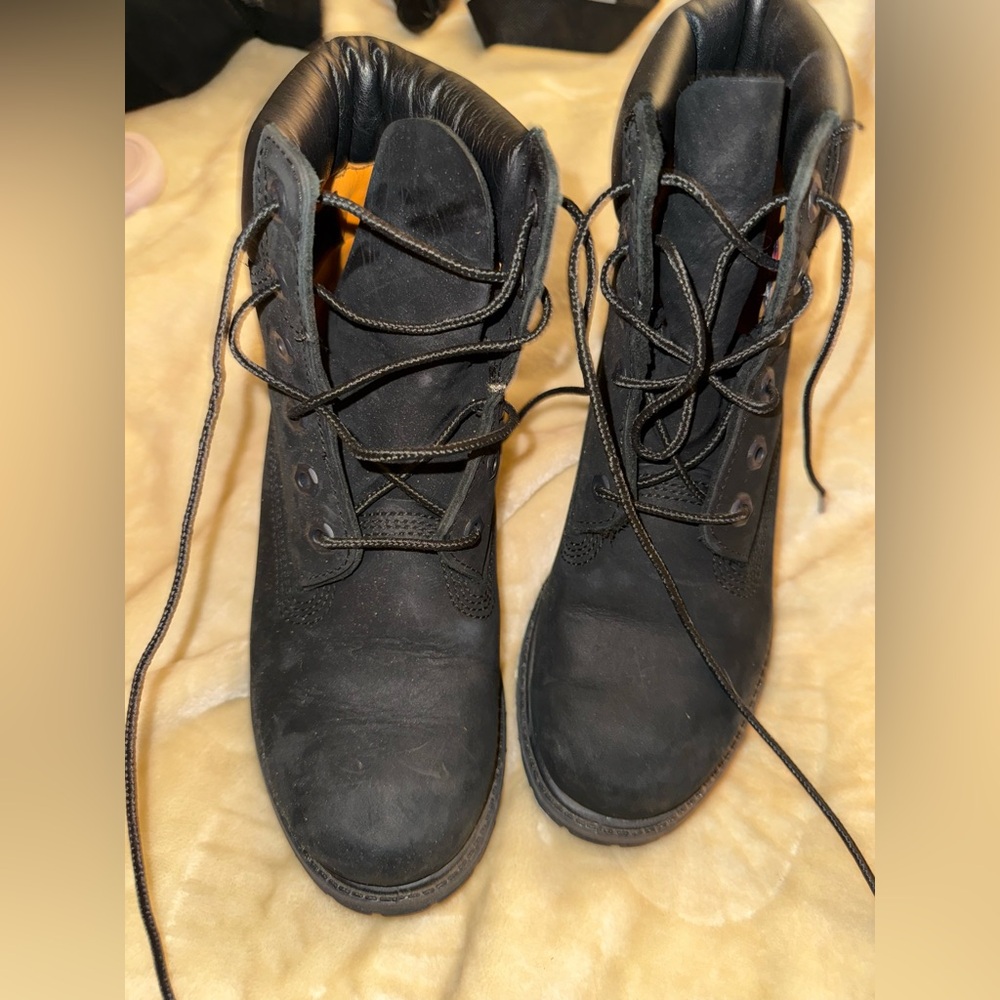 Timberland Women's Black Combat Boots